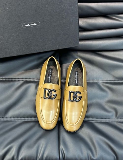 Dolce & Gabbana DG Premium Leather Shoes With Exquisite Details