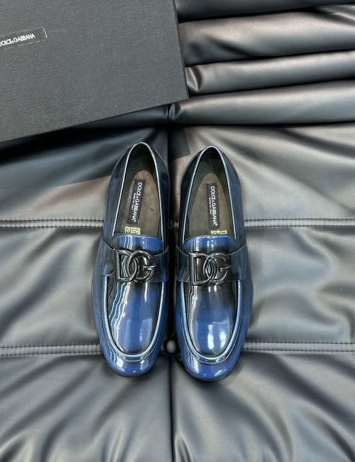 Dolce & Gabbana DG Premium Leather Shoes With Exquisite Details