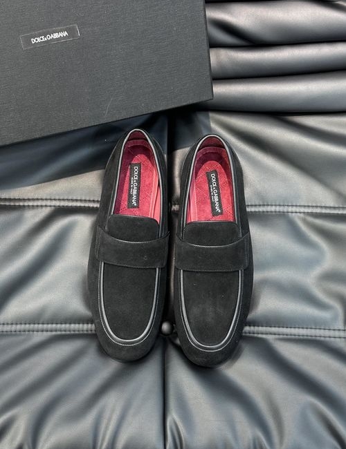 Dolce & Gabbana DG Premium Leather Shoes With Exquisite Details