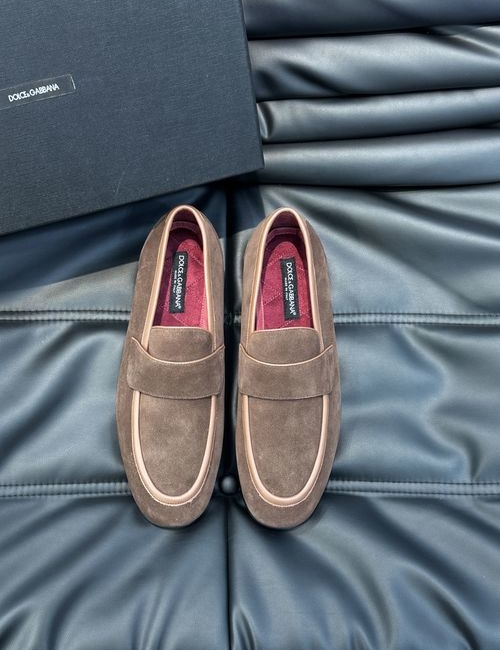 Dolce & Gabbana DG Premium Leather Shoes With Exquisite Details