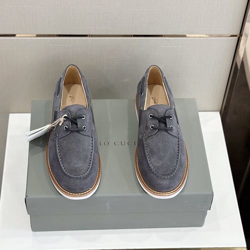 Brunello Cucinelli BC Suede Tassel Loafers