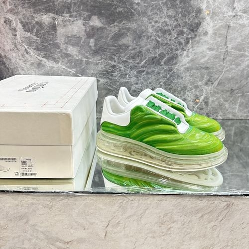 McQueen Silk Lined Air Cushion Sole Sneakers