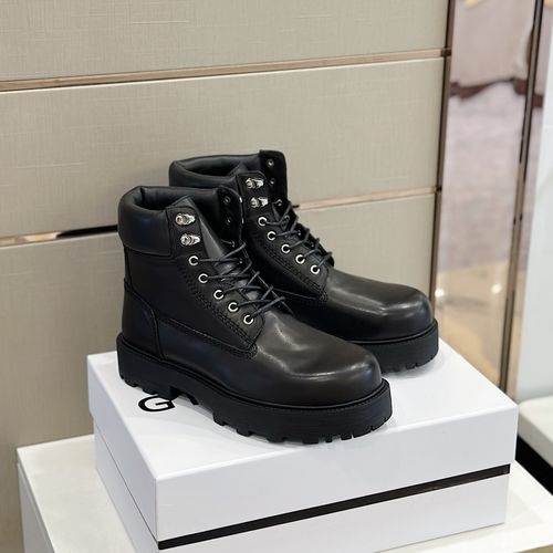 Givenchy Show Series Distressed Suede Ankle Boots