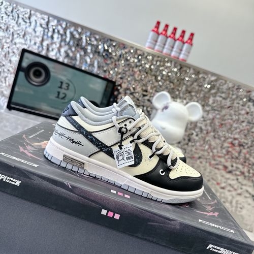 Nike Sb Dunk Low Black Gray Vintage Shoes