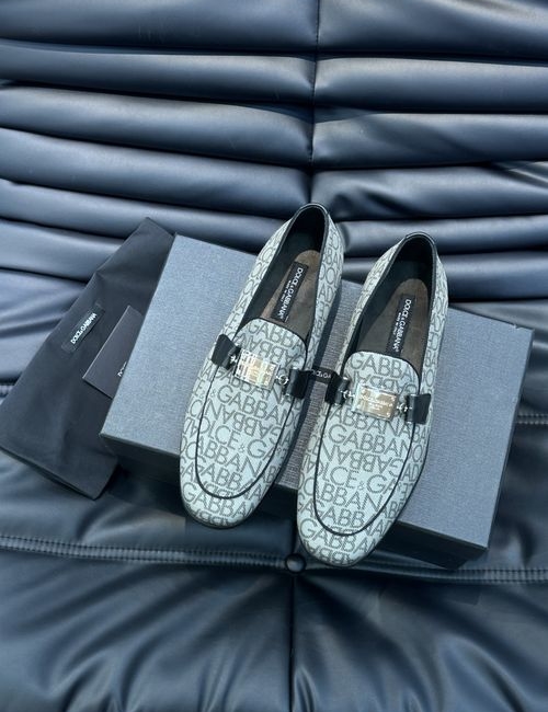 Dolce & Gabbana DG Tech Print Fabric Shoes With Leather Insole
