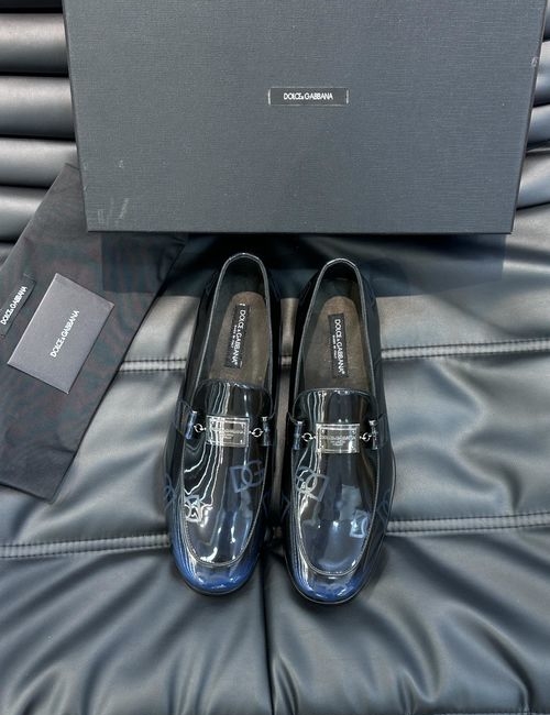 Dolce & Gabbana DG Premium Leather Shoes With Exquisite Details