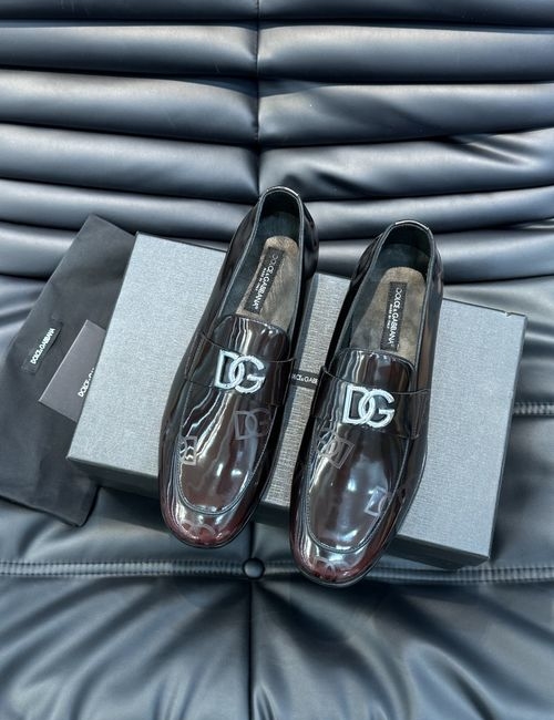 Dolce & Gabbana DG Premium Leather Shoes With Exquisite Details