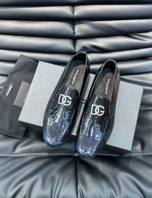 Dolce & Gabbana DG Premium Leather Shoes With Exquisite Details