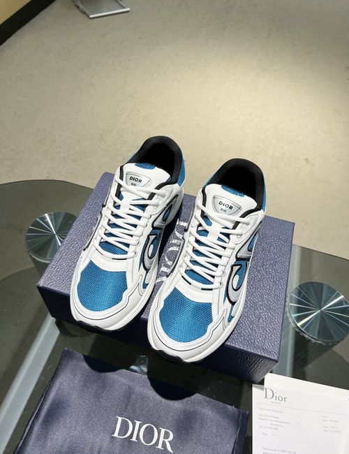 Christian Dior CD B30 Breathable Mesh Leather Sneakers