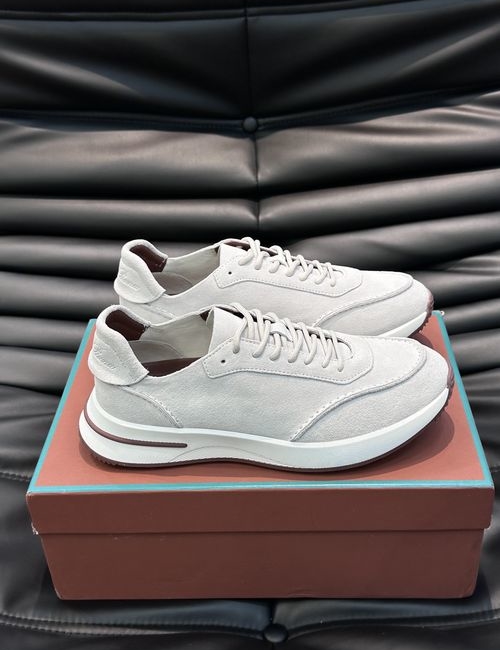Loro Piana LP Reflective Casual Jogging Sneakers