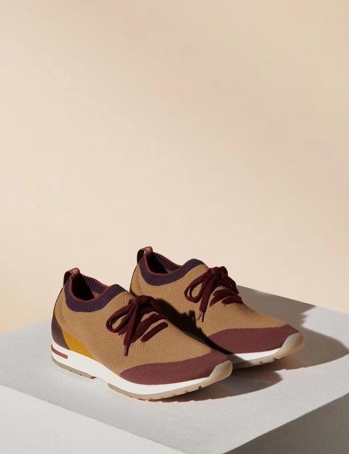 Loro Piana LP Wish Wool Knit Sneakers