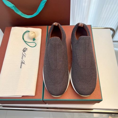 Loro Piana LP Wish Wool Knit Sneakers