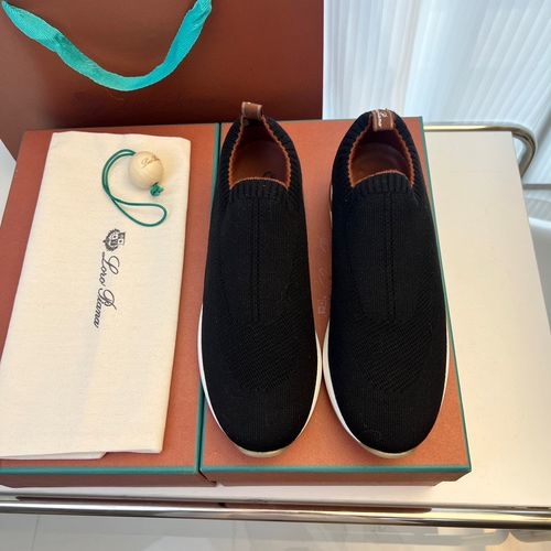 Loro Piana LP Wish Wool Knit Sneakers