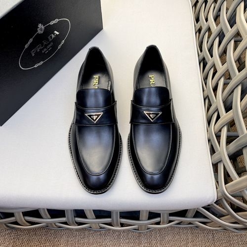 Prada Premium Leather Business Dress Shoes