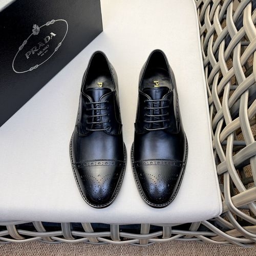 Prada Premium Leather Business Shoes