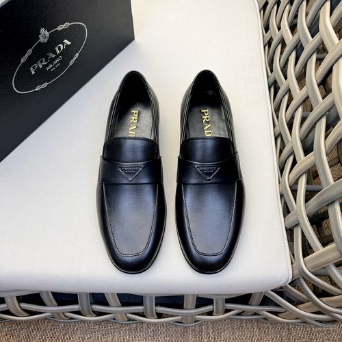 Prada Premium Leather Comfort Business Shoes