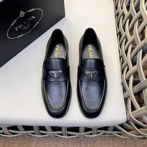 Prada Premium Leather Comfort Business Shoes