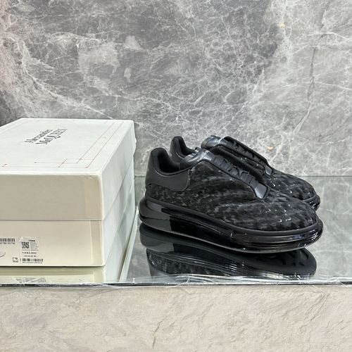 McQueen Silk Lined Air Cushion Sole Sneakers