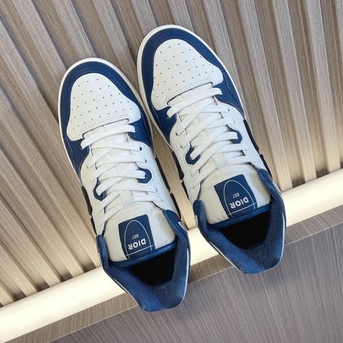 Christian Dior CD B57 Oblique Printed Leather Sneakers