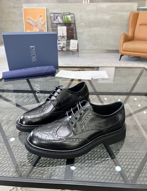 Christian Dior CD High-Quality Leather Loafers With Original Factory Soles