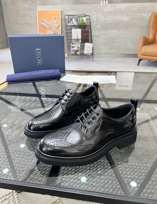 Christian Dior CD High-Quality Leather Loafers With Original Factory Soles