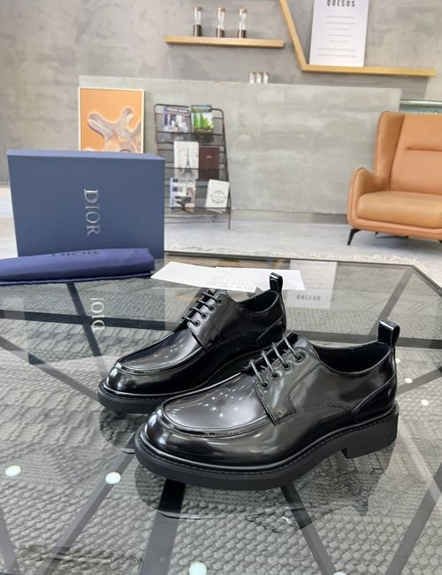 Christian Dior CD High-Quality Leather Loafers With Original Factory Soles