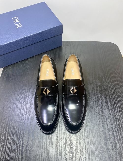 Christian Dior CD Derby Leather Dress Shoes
