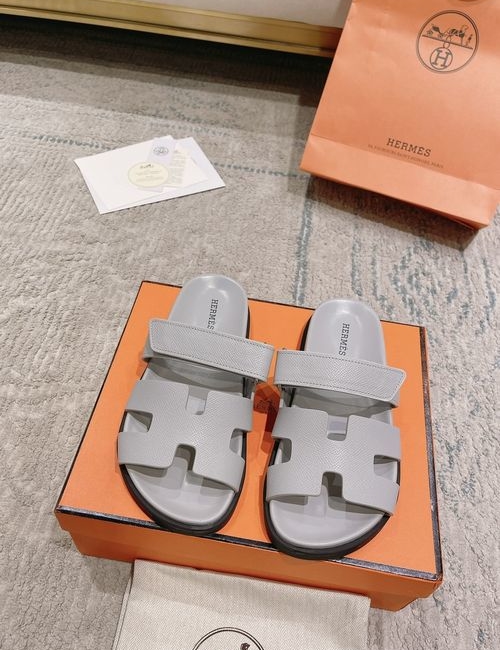 Hermes Chypre Slippers With Comfortable Soft Insole