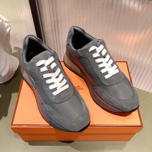 Hermes Knit Upper Casual Shoes Durable Outsole