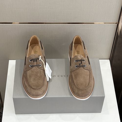 Brunello Cucinelli BC Suede Loafers