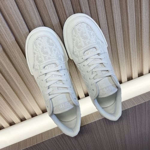 Christian Dior CD One White Leather Casual Sneakers