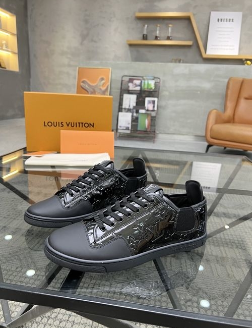 Louis Vuitton LV Leather Skate Shoes With TPU Sole