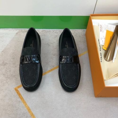 Louis Vuitton LV Major Loafers Leather Sole Anti-slip