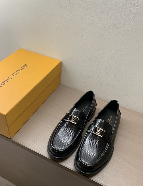Louis Vuitton LV Major Loafers Leather Sole Anti-slip