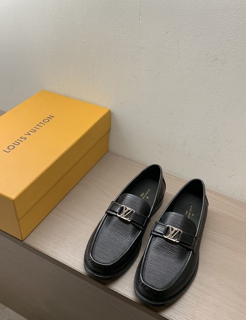 Louis Vuitton LV Major Loafers Leather Sole Anti-slip