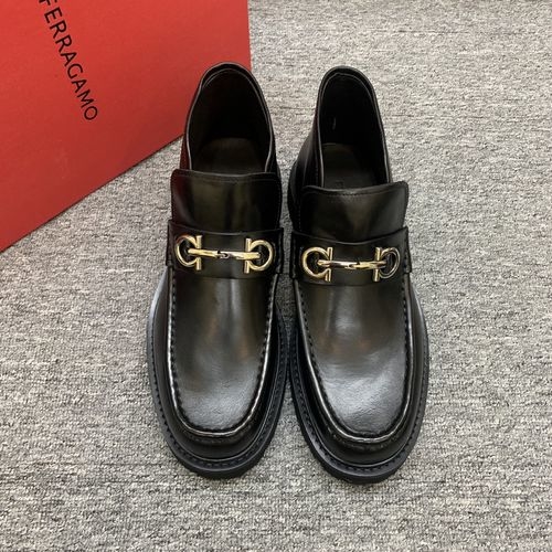 Ferragamo High-top Boots With Cowhide Upper