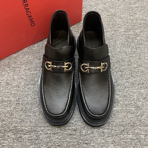 Ferragamo High-top Boots With Cowhide Upper