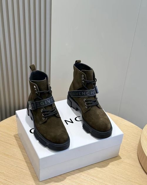 Givenchy Terra Webbing Martin Boots With 4G Logo