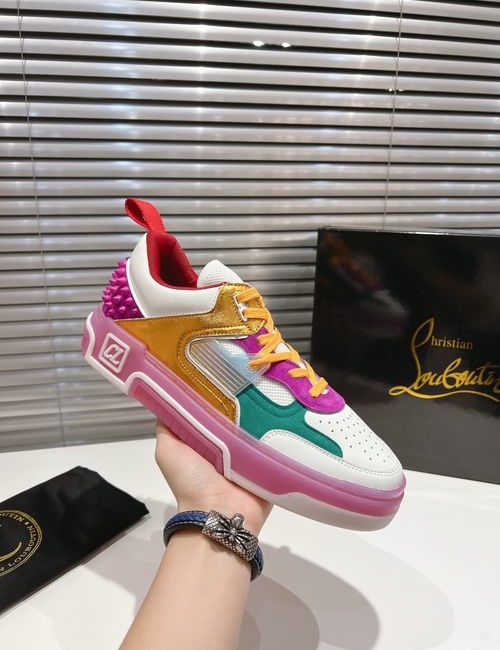 Christian Louboutin Astroloubi Sneakers: Vintage Logo, Multi-Material