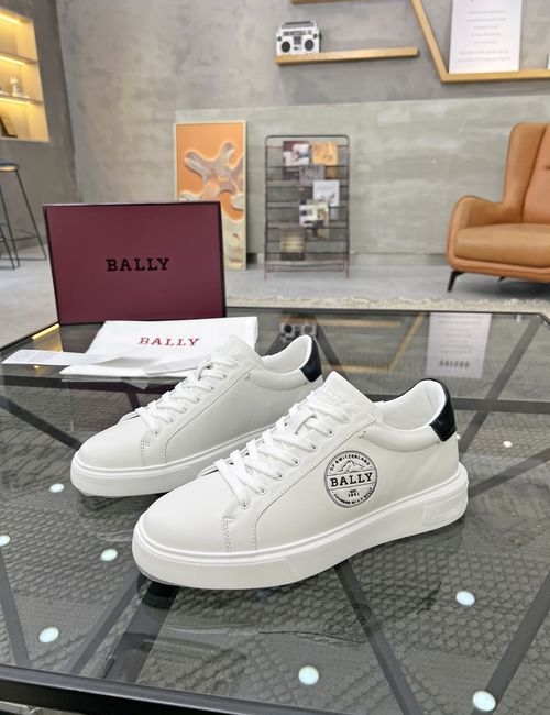 Bally Cowhide Sneakers With Original Sole
