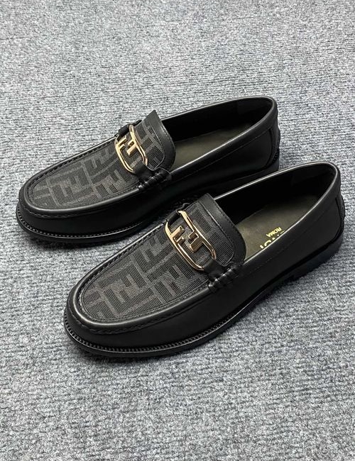 Fendi Genuine Leather Casual Comfortable Shoes