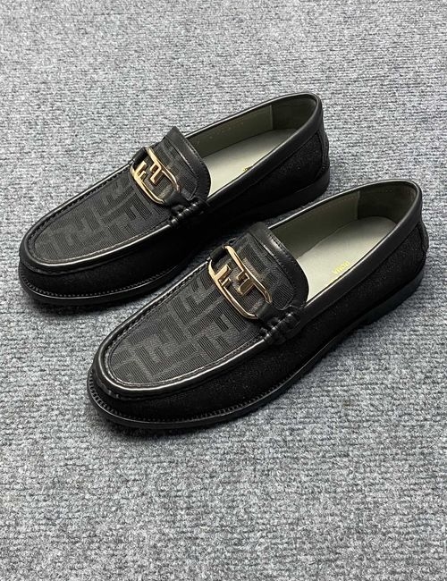 Fendi Genuine Leather Casual Comfortable Shoes