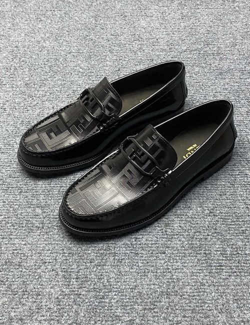 Fendi Genuine Leather Casual Comfortable Shoes