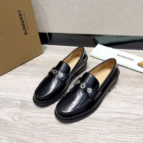 Burberry Calfskin Leather Sole Casual Shoes