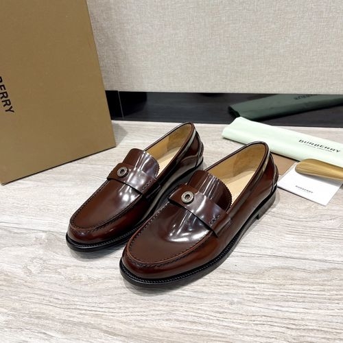 Burberry Calfskin Leather Sole Casual Shoes