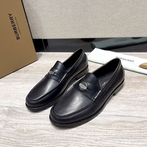 Burberry Calfskin Leather Sole Casual Shoes