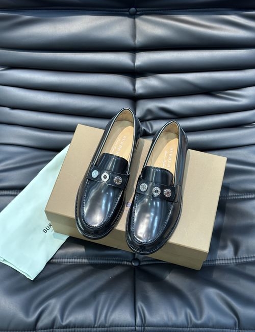 Burberry Calfskin Leather Sole Casual Shoes