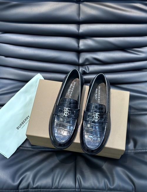 Burberry Calfskin Leather Sole Casual Shoes