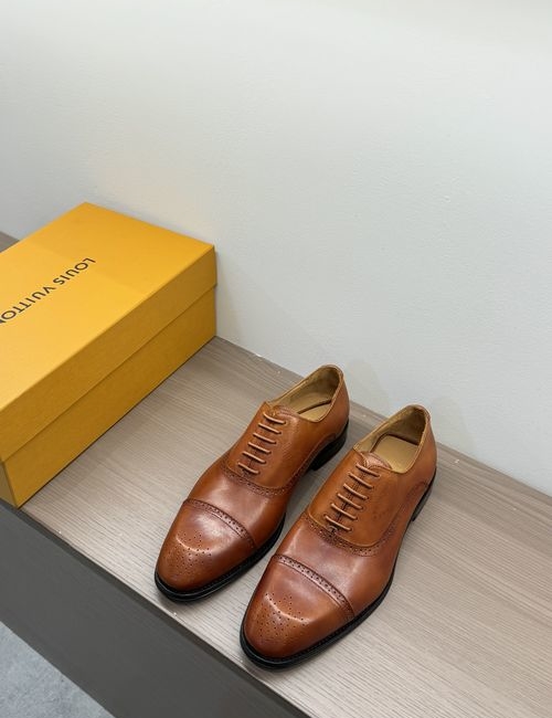 Louis Vuitton LV Cowhide Leather Formal Oxford Shoes