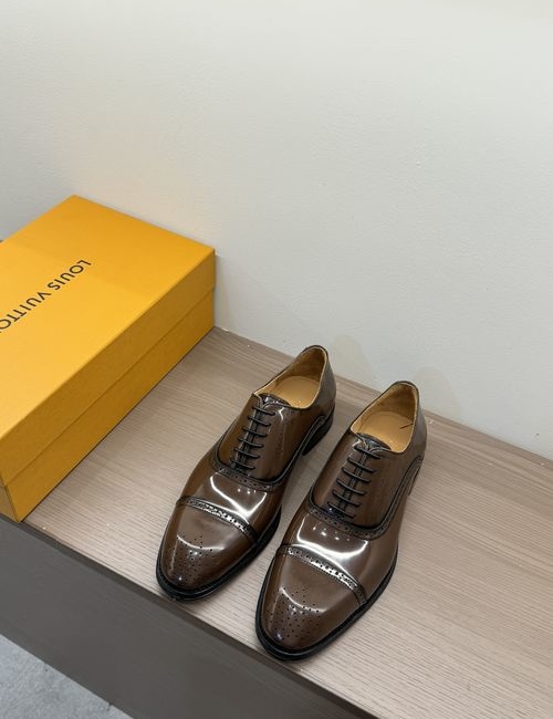 Louis Vuitton LV Cowhide Leather Formal Oxford Shoes